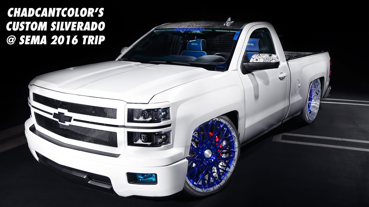 STREET TRUCKS FREE HAND PAINTED CUSTOM COVER TRUCK SEMA ADVENTURE!!