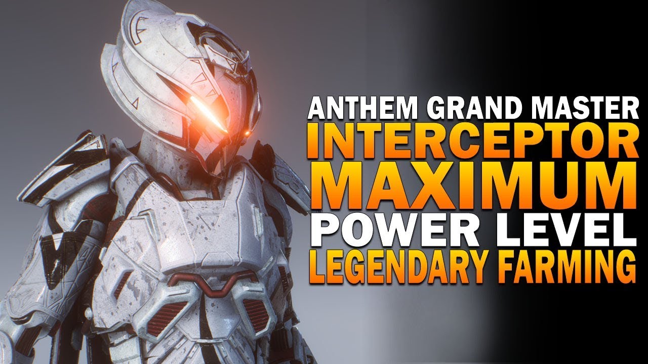 Anthem Grand Master 1-3 Legendary Farming - High DPS Interceptor Gameplay
