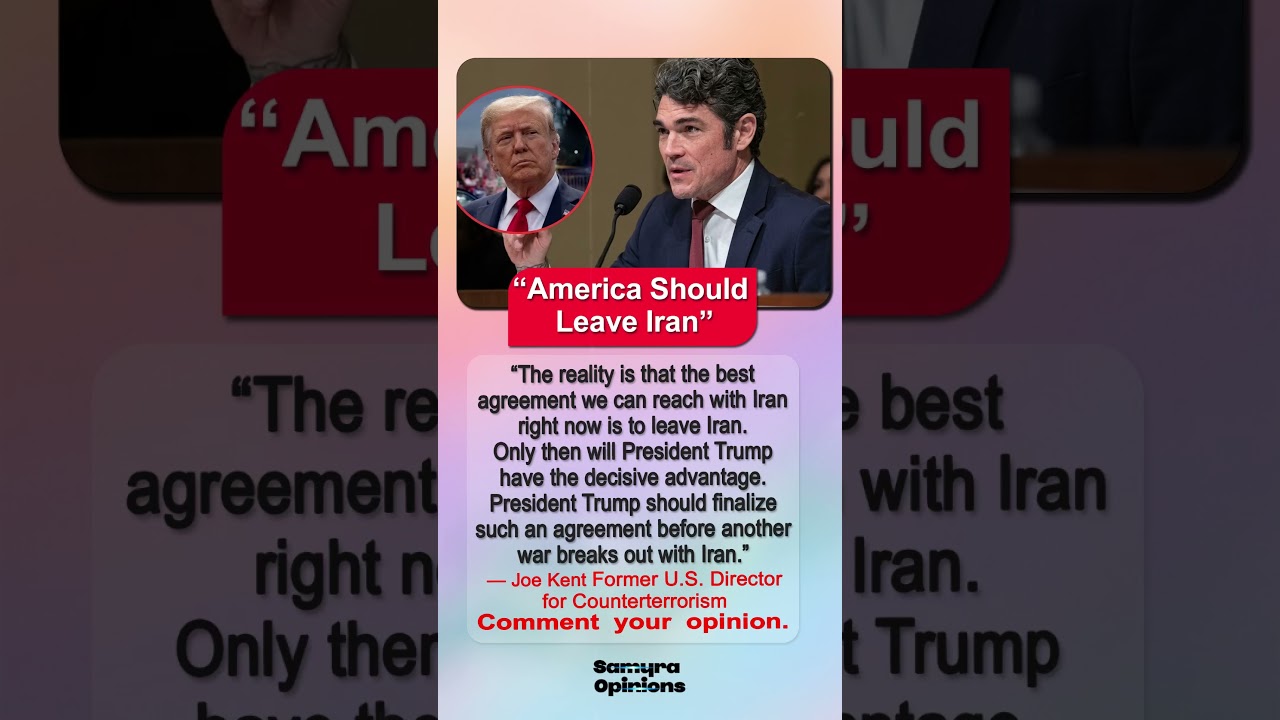 Joe Kent Says America Should Leave Iran #trendingnow #geopolitics