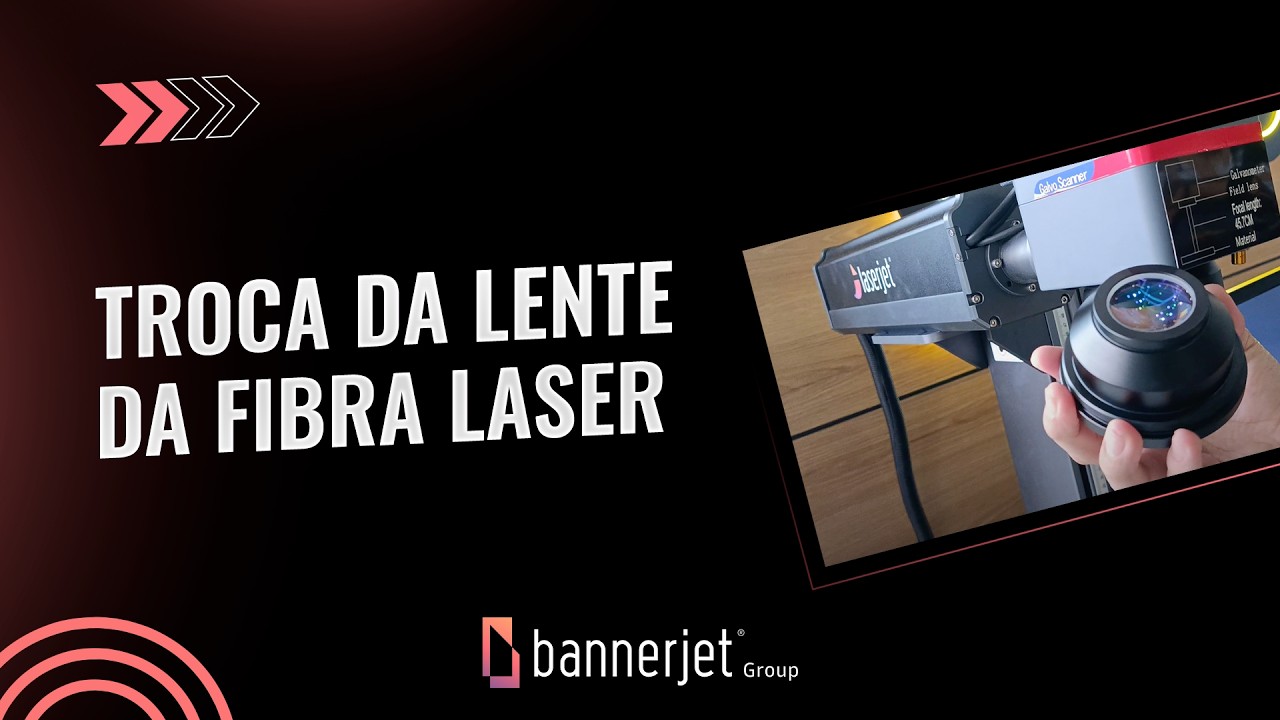 TROCA DA LENTE DA FIBRA LASER