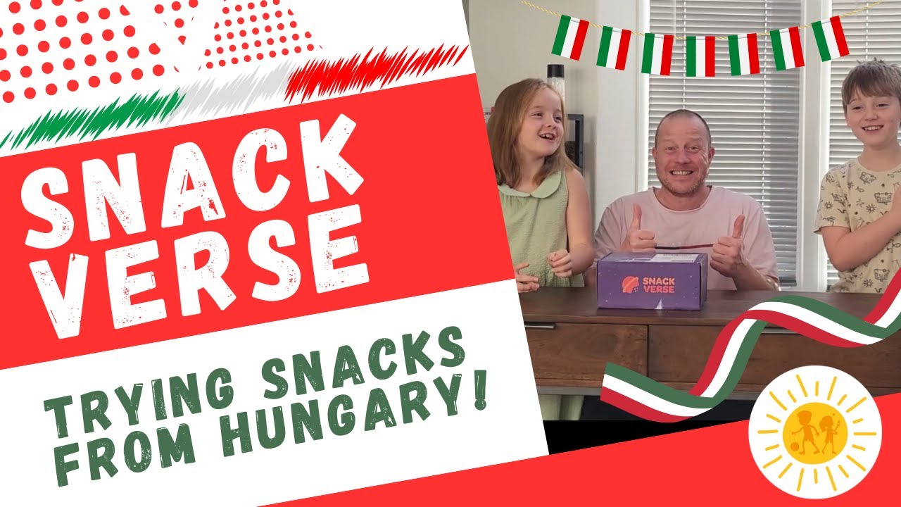 TRYING SNACKS FROM HUNGARY!! | SNACKVERSE | TASTE TEST | SUNNYBANK KIDS