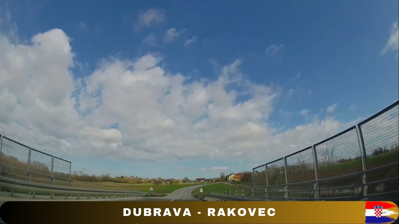 Driving in Croatia #17 - Day Drive from Dubrava (Vrbovec) to Rakovec