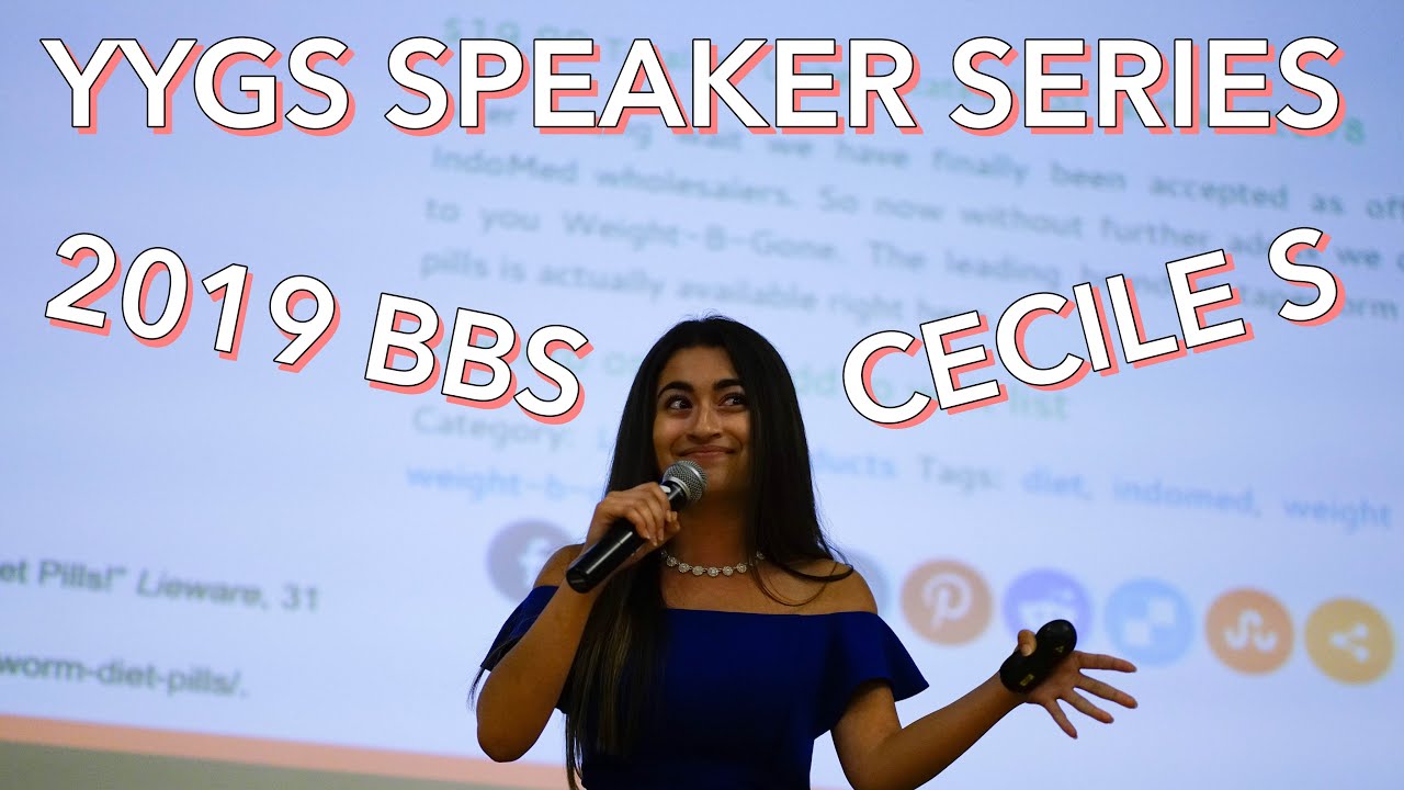 YYGS (YALE YOUNG GLOBAL SCHOLARS) SPEAKER SERIES 2019 || CECILE S