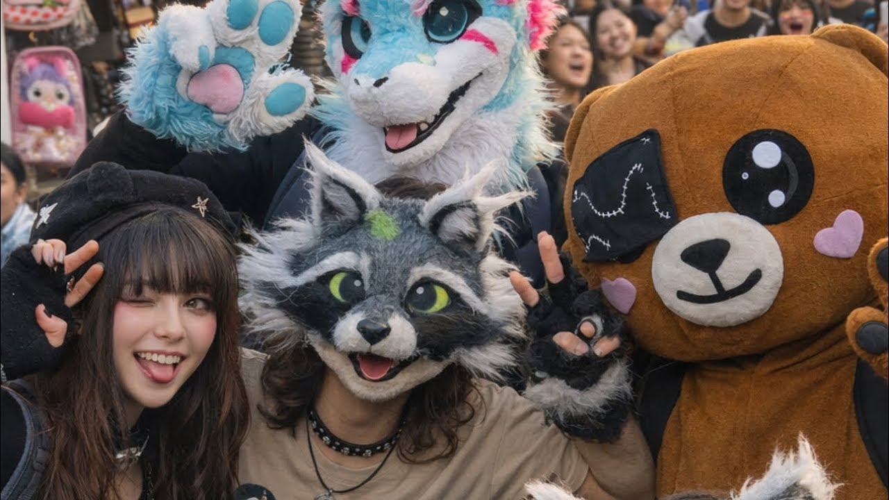 INVASIÓN FURRA: HUMANOS QUE JURAN SER ANIMALES TOMAN LAS CALLES 🐺🦊🔥 #TherianShock