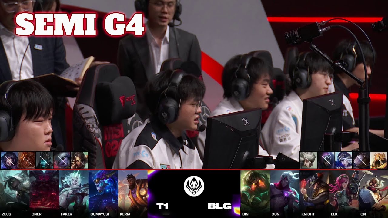 T1 vs BLG - Game 4 | Semi Final LoL MSI 2024 Main Stage | Bilibili Gaming vs T1 G4 full game