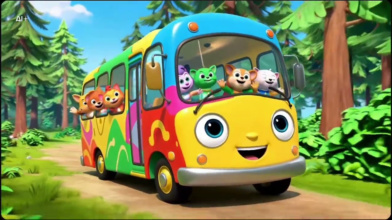 🚌 C&acirc;ntecel pentru copii: &bdquo;Animalele din autobuz&rdquo;!