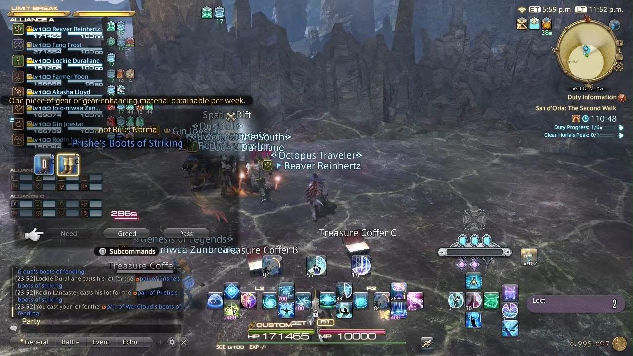 San d'Oria Second Walk - Hrothgar Blind Run