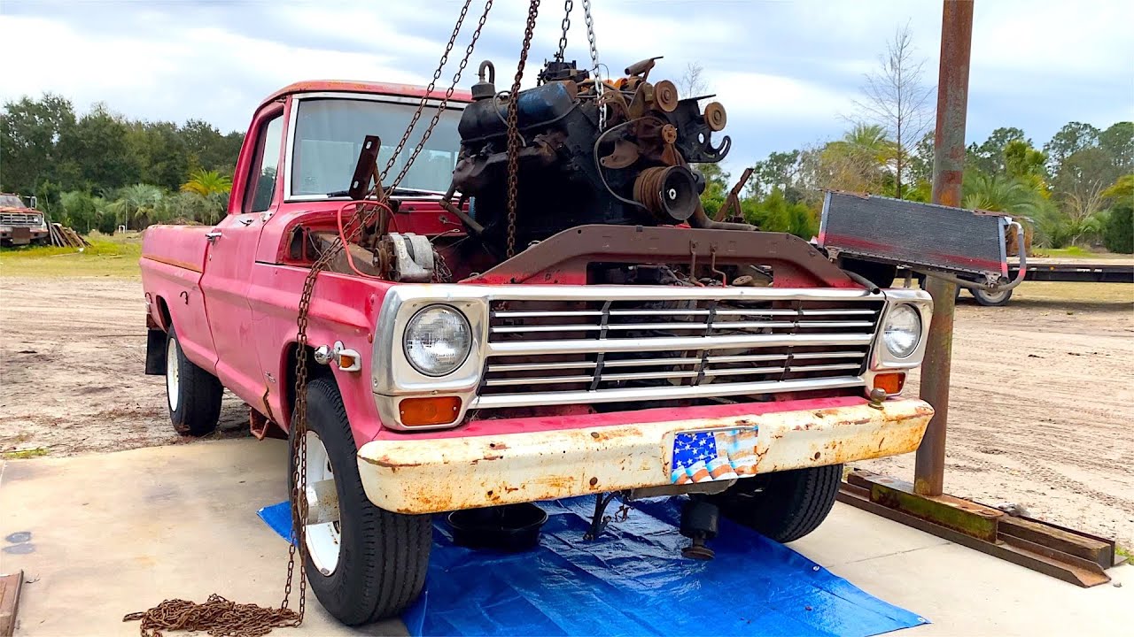 Разборка двигателя SEIZED! FORD FE 360 V8 | Что случилось?