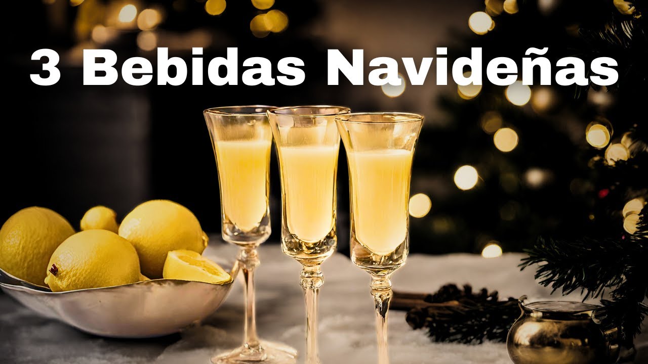 SORPRENDE A TODOS con estas 3 bebidas caseras para navidad y año nuevo