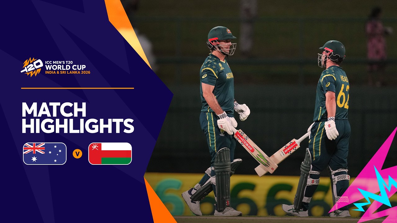 Australia v Oman | Match Highlights | Men's T20 World Cup 2026
