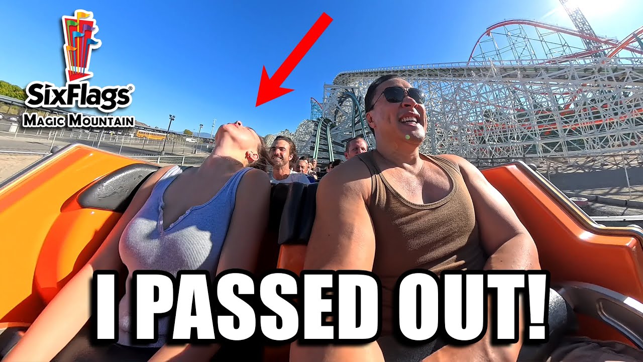 Я ПОТЕРЯЛ СЕБЯ, катаясь на ЛУЧШИХ АМЕРИКАНСКИХ ГОРКАХ в Six Flags MAGIC MOUNTAIN!