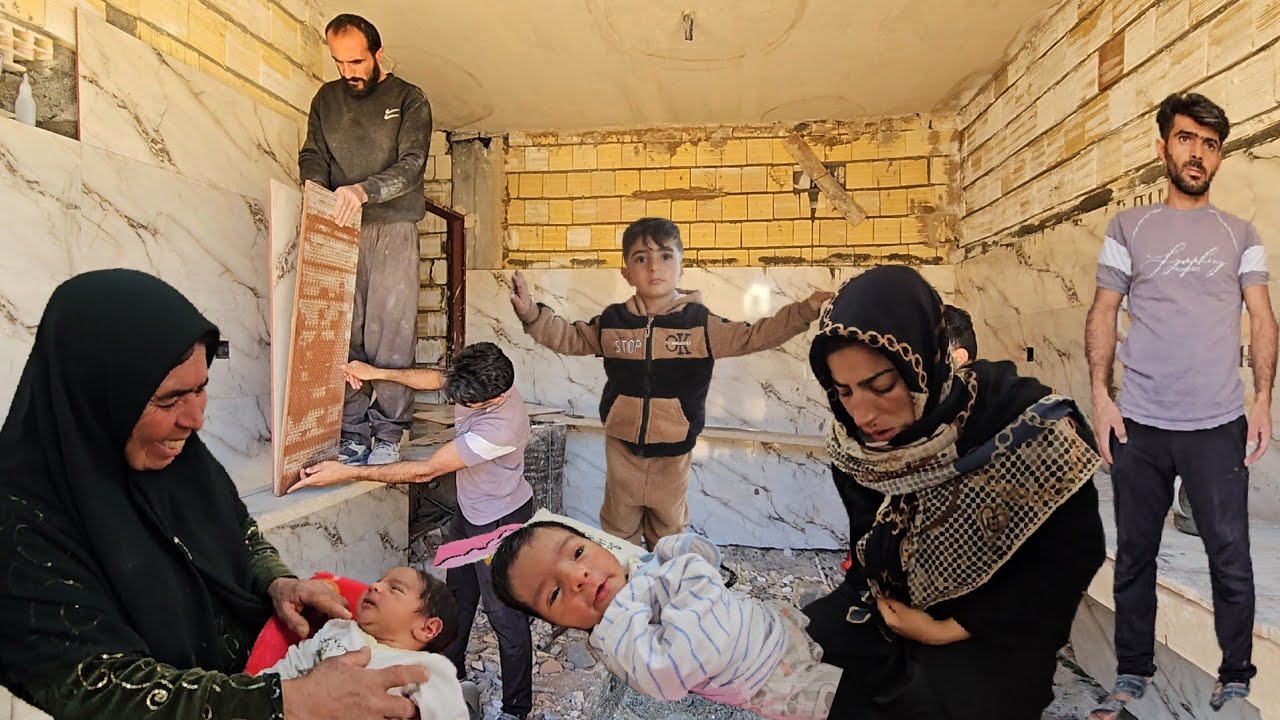 A Pleasant Day: Meeting Saleh&rsquo;s New Baby & Building the Kitchen at Saleh & Sadri&rsquo;s Home