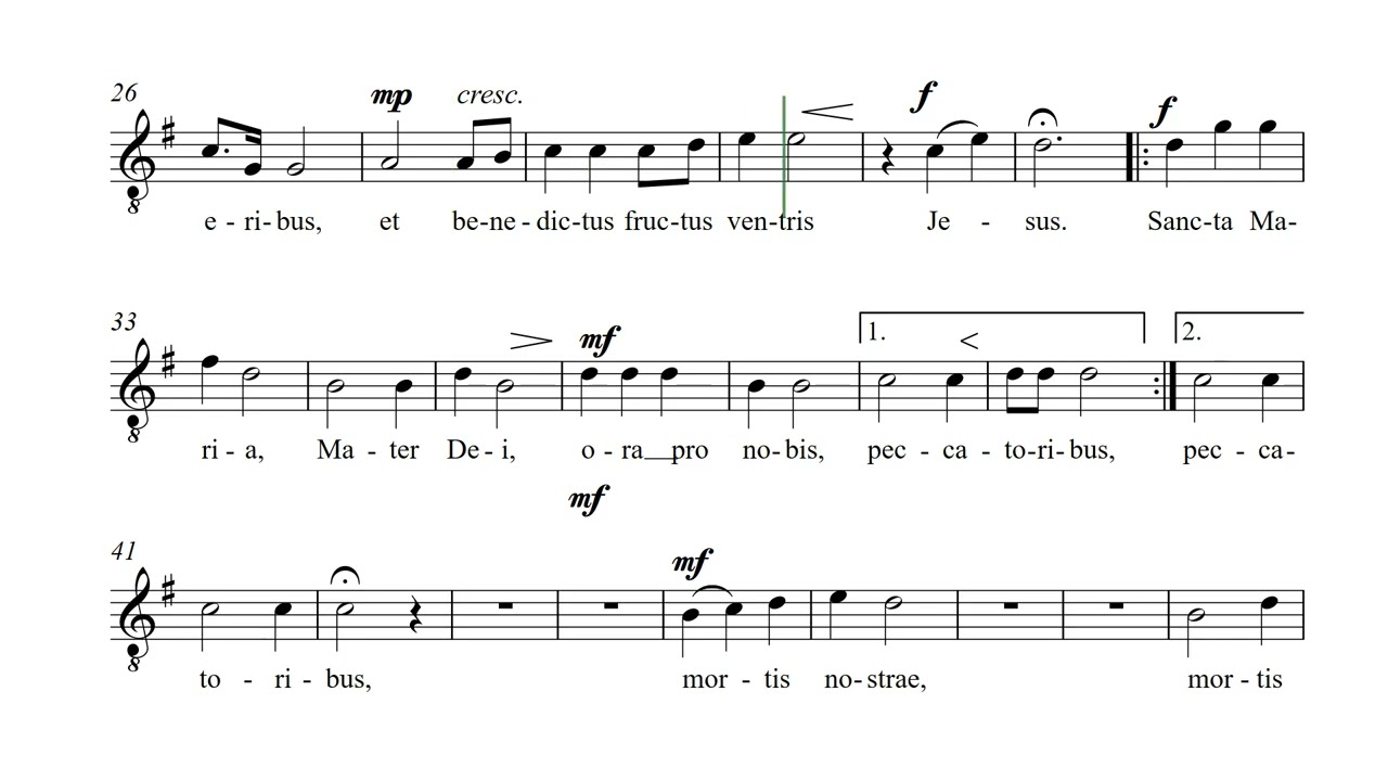 Ave Maria, Gratia Plena Josu Elberdin Tenor 1