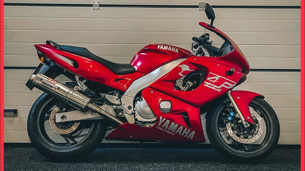 Yamaha YZF 600R Thundercat 2001 Yoshimura cold start, walkaround and sound check