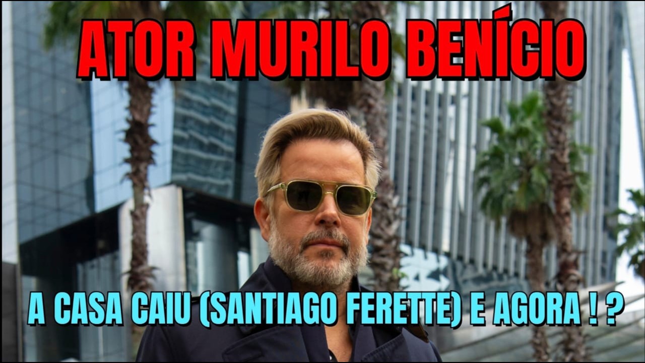 MURILO BENÍCIO EM BATE- PAPO COM A IMPRENSA FALA DO FERETTE COM HUMOR, 