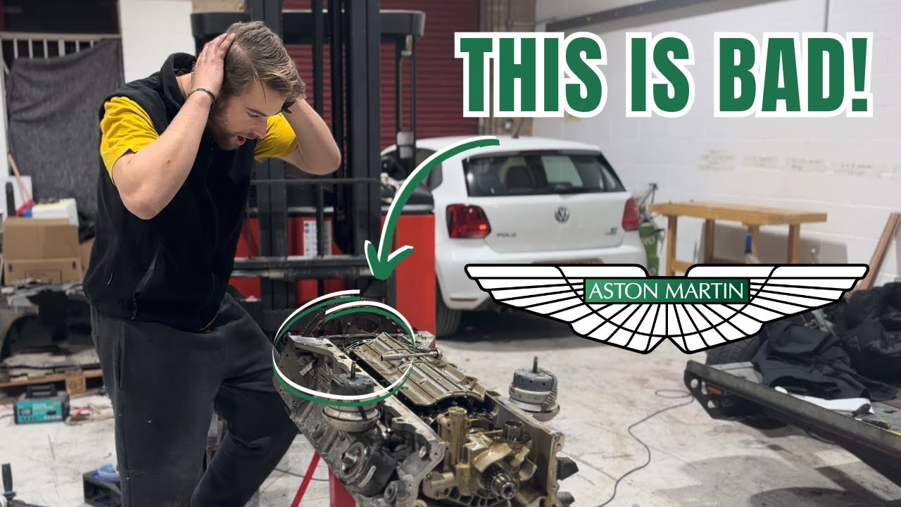 Я разобрал двигатель со своего Aston Martin DB9, купленного на Copart.