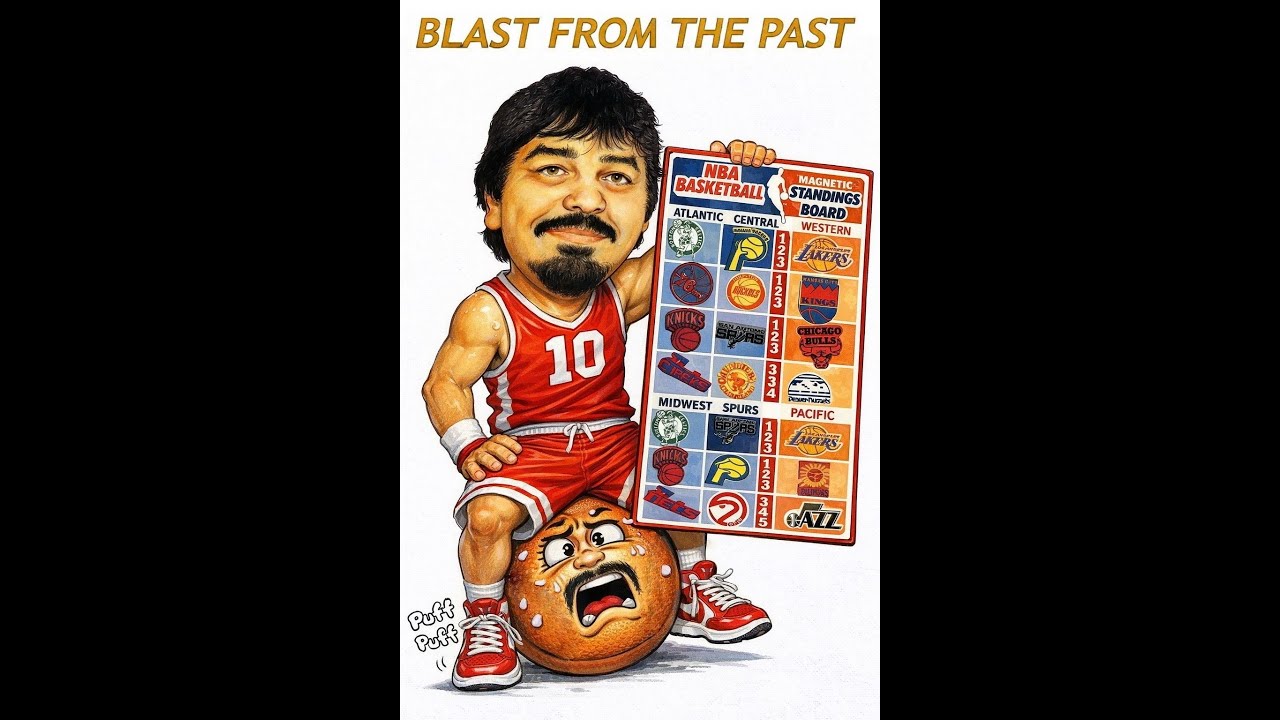 The History of NBA & ABA Basketball Magnet Standings Boards. 