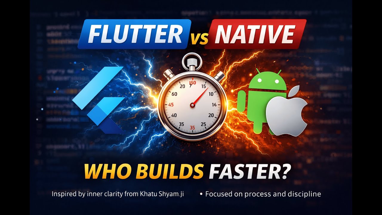 Flutter vs Native Android vs iOS | Who Builds APK & IPA Faster?