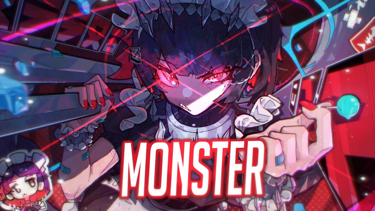 Nightcore - Monster (Rock) (Lyrics)