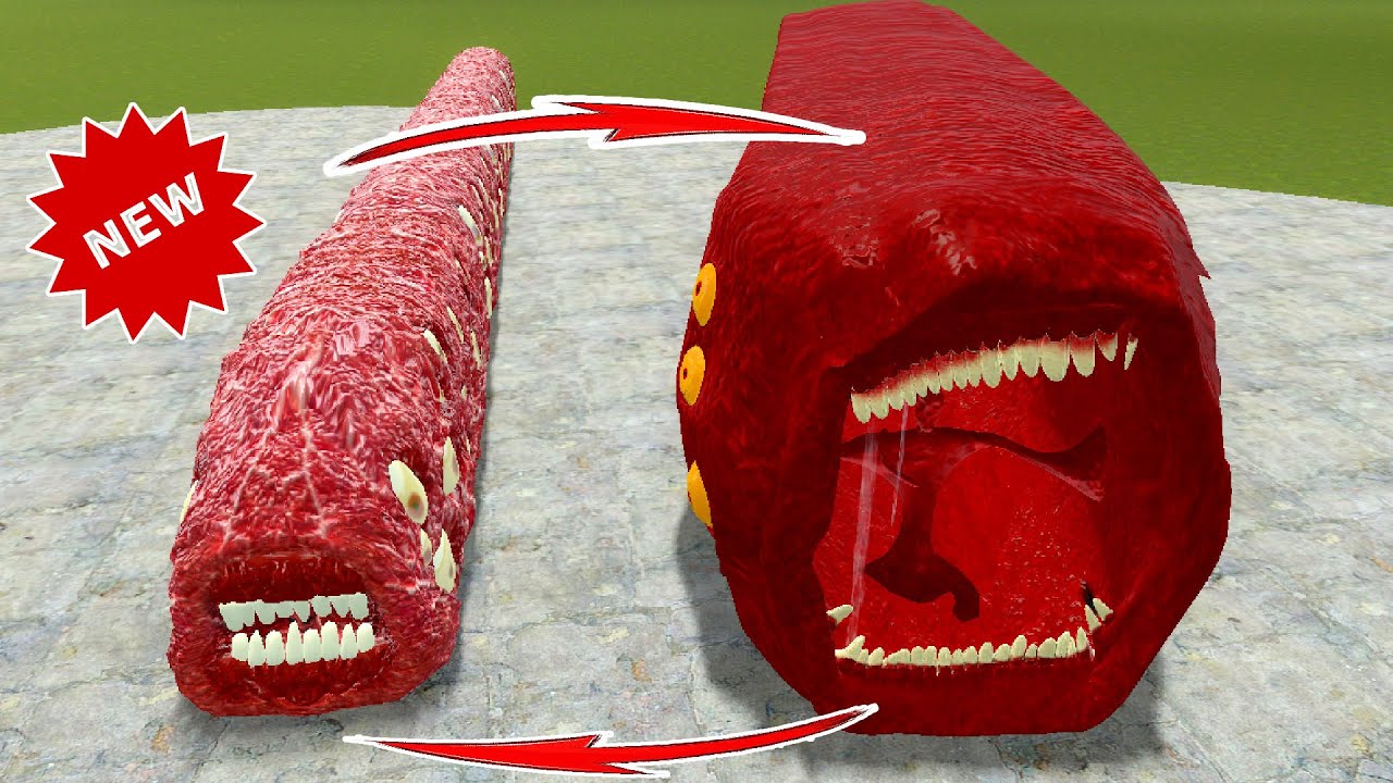 GIANT TRAIN EATER VS OLD TRAIN EATER in Garry's Mod!