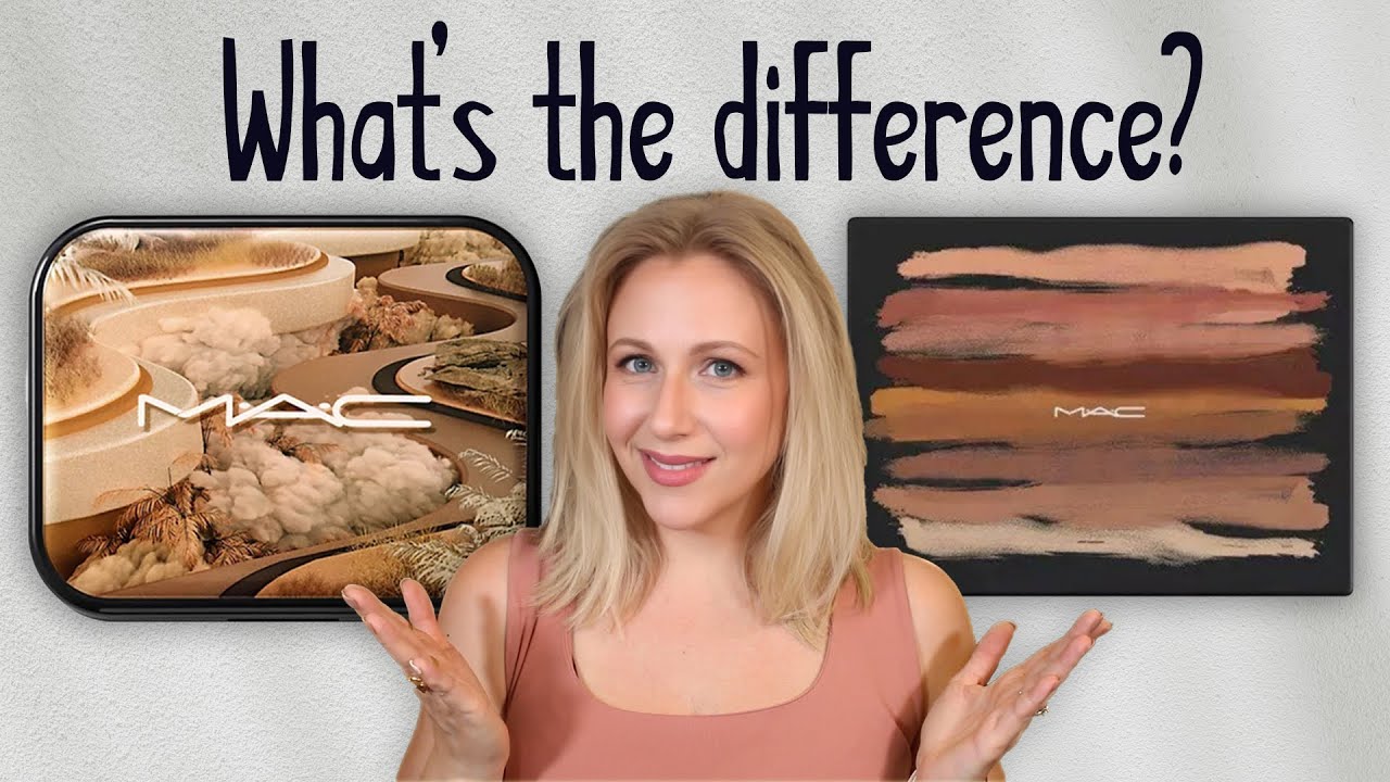 MAC vs MAC: Unfiltered Nudes vs Nude Model | Comparison Swatches | Connect in Colour vs Art Library