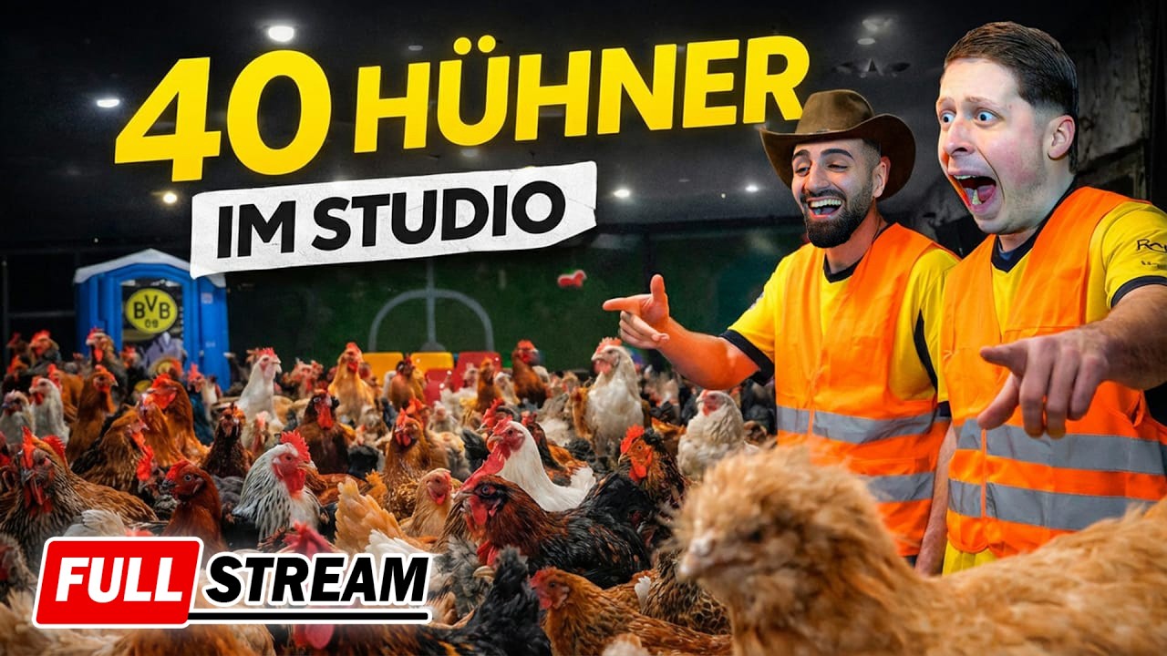 ANGRIFF von 40 HÜHNER + DUMME EXPERIMENTE (geht schief) | FULL STREAM