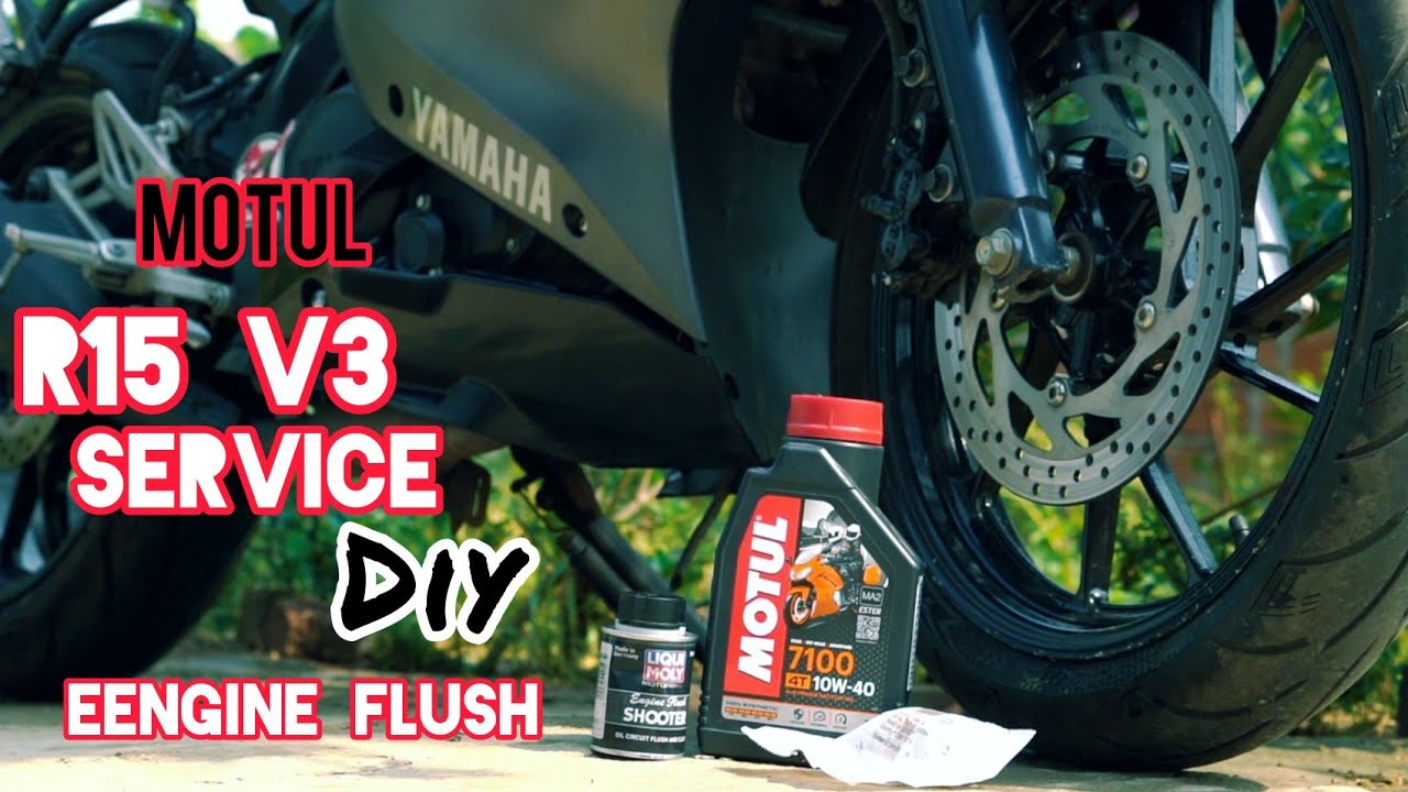 R15 v3 engine oil change | oil filter change | DIY