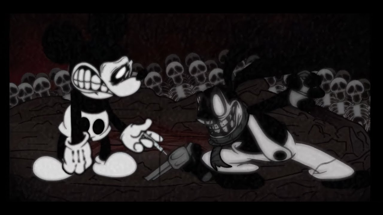 【FNF】(Remake)Versiculus Iratus but Mickey Mouse and Oswald sings it