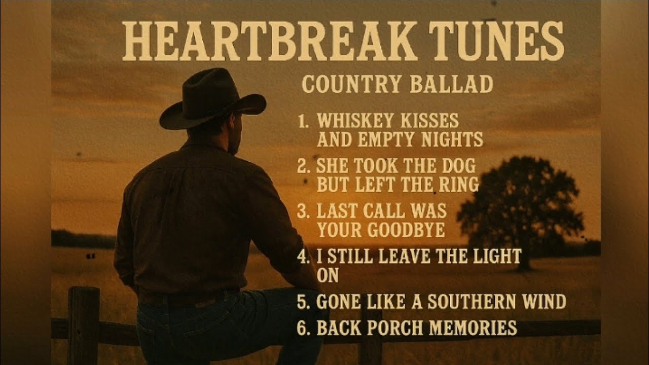 Country Ballads Love Songs Acoustic Playlist for Romance | Perfect Countryside Moments