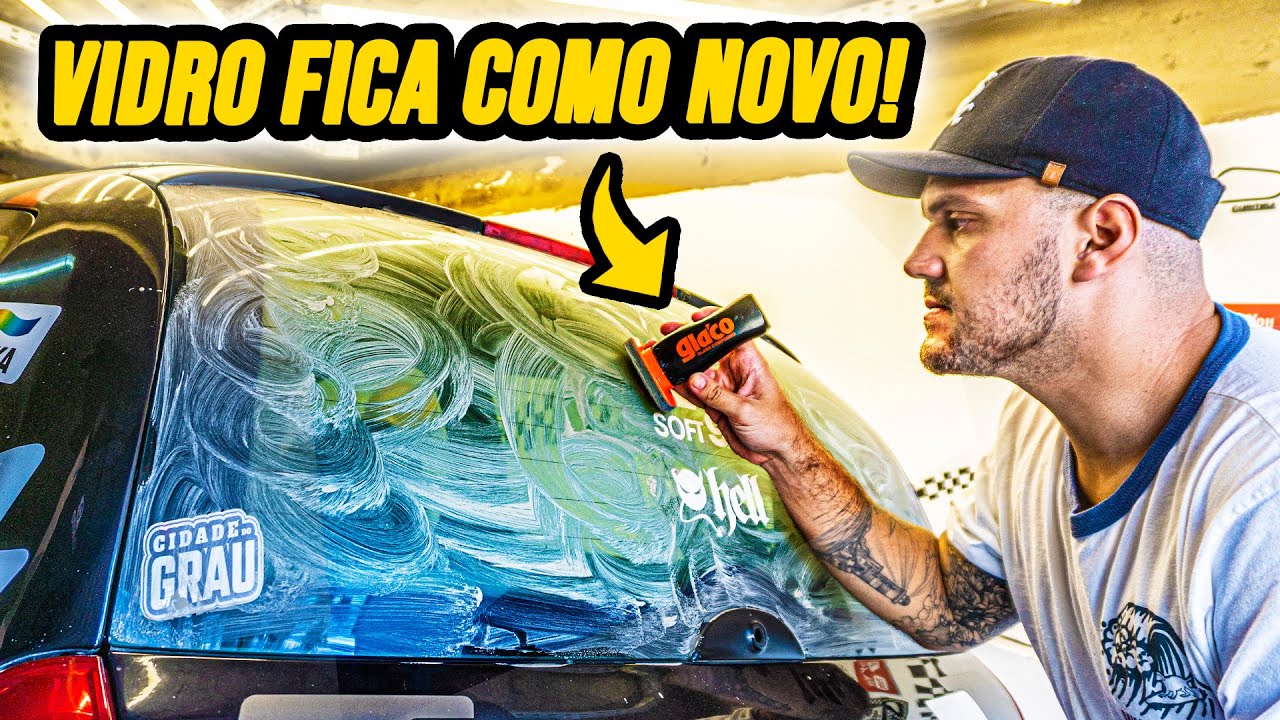 COMO RESTAURAR O VIDRO do CARRO COMO NOVO! (SUPER FÁCIL, BARATO)