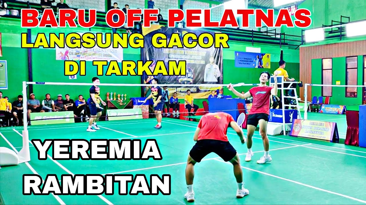 TURNAMEN SETUKPA OPEN 2025 SUKABUMI ||YEREMIA / CHRISTOPHER vs REINARD/ANGGA