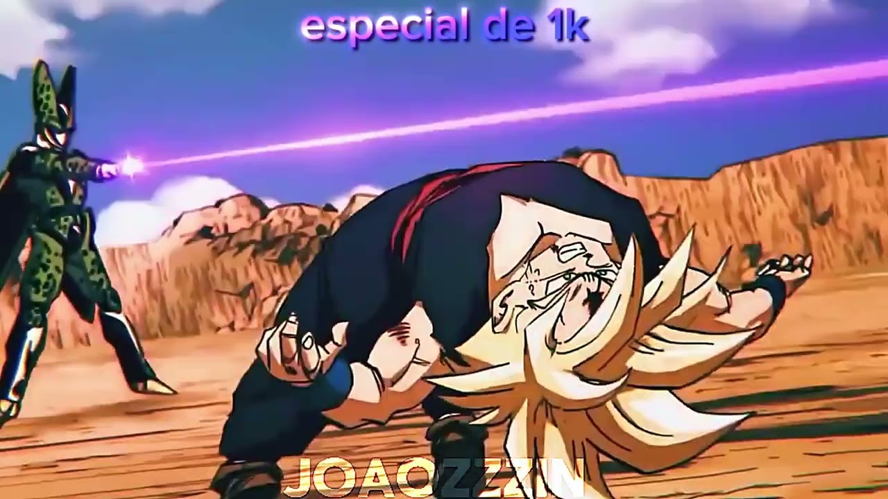 GOHAN VS CELL MANGA ANIMATION  especial de 1k