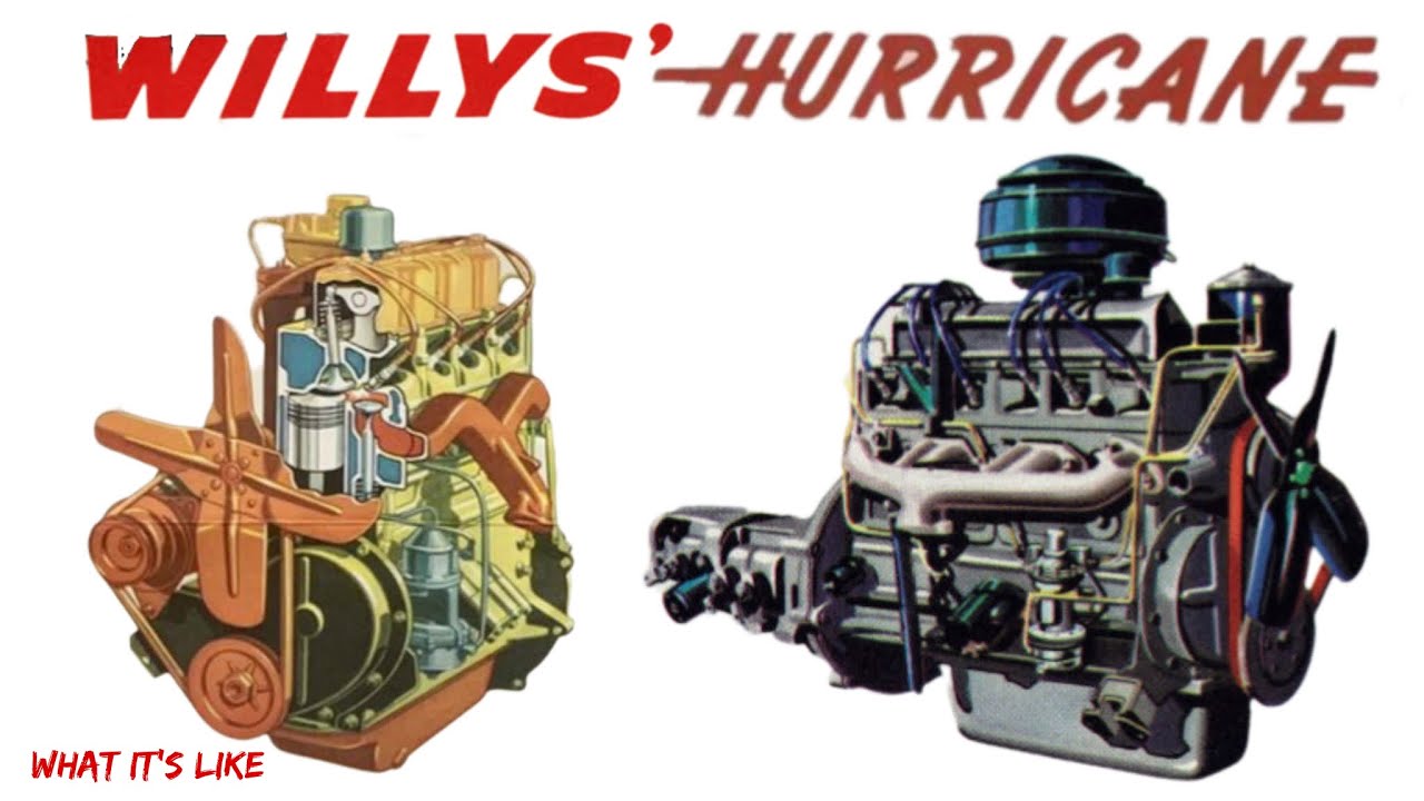 Willys hurricane engines 134, 161