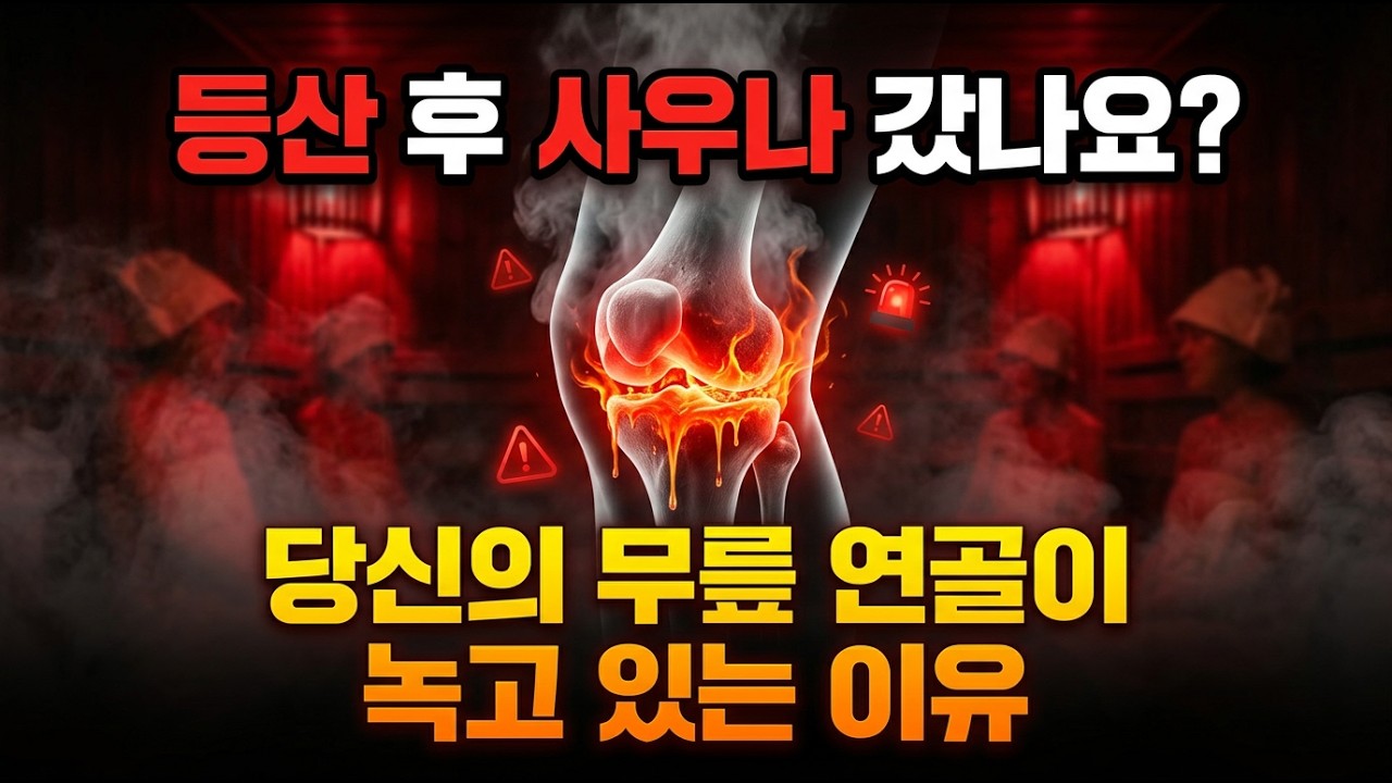 스틱만 잘 써도 무릎 하중 200kg이 사라집니다 (실전 하산 보행법)