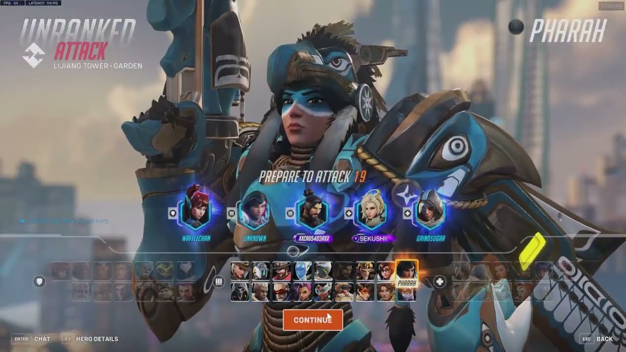 Pharah, Genji, Soldier Overwatch 2 No Commentary Gameplay