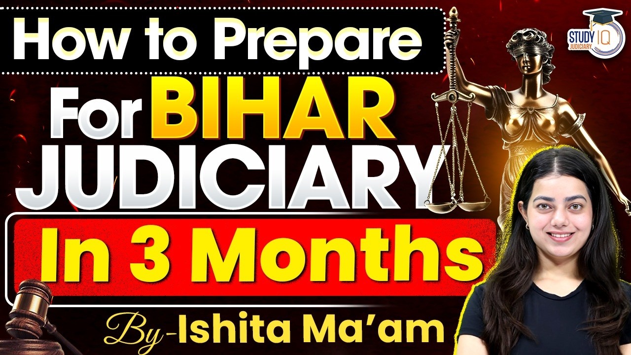 How to prepare for Bihar judiciary in 3 months | Best course for Bihar Judiciray | By- Ishita ma’am