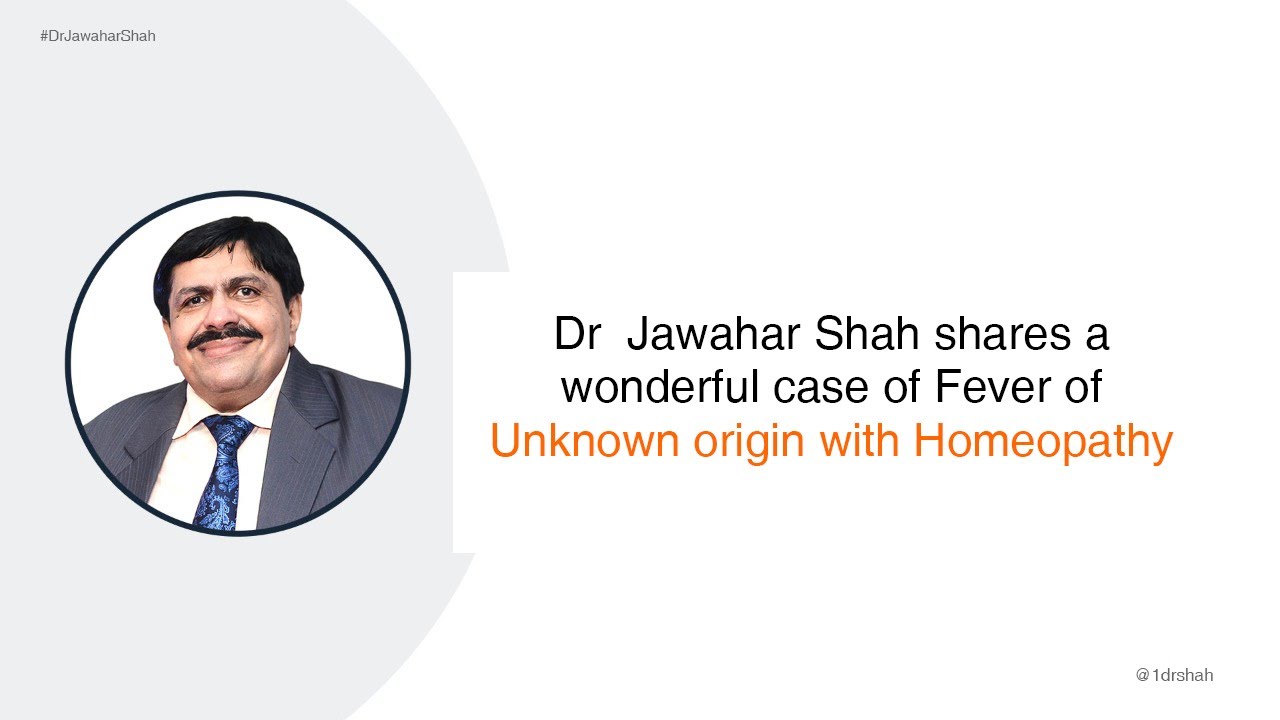 Dr. Jawahar Shah speaks about a Case of NRA of PUO