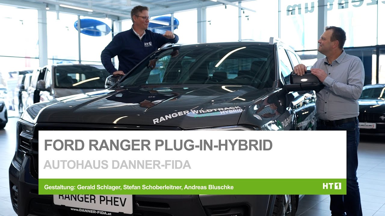Ford Ranger Plug-in Hybrid ab 44.290 Euro exklusive Mehrwertsteuer / inkl. Nova. – 1.000 kg Nutzlast