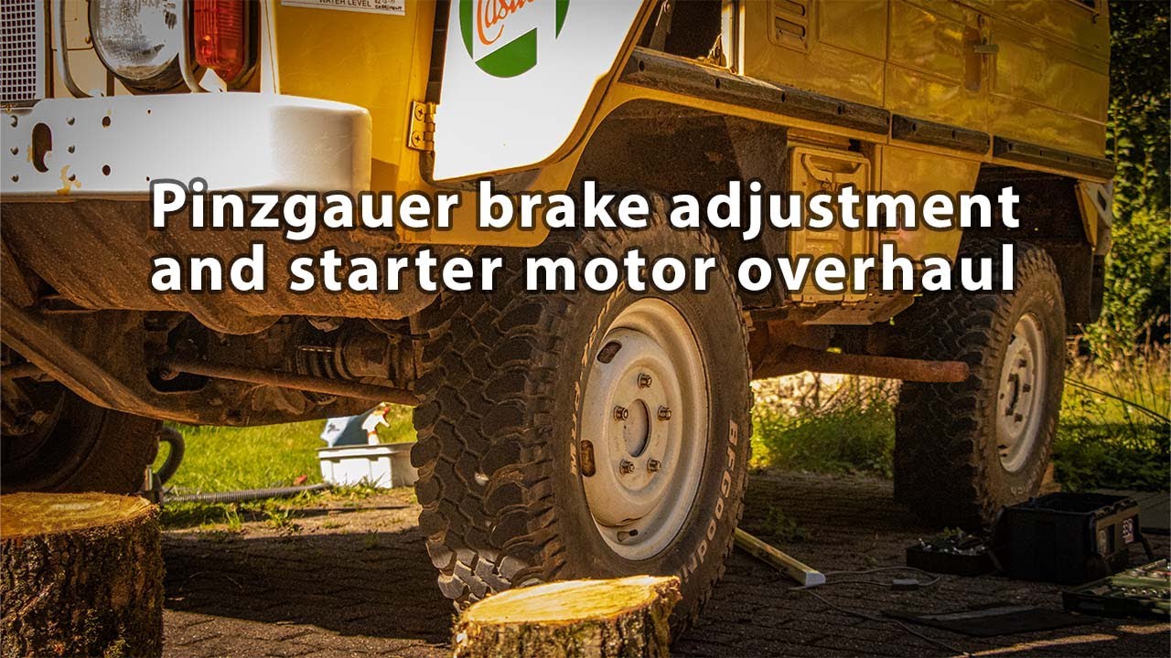 Pinzgauer brakes and electrics