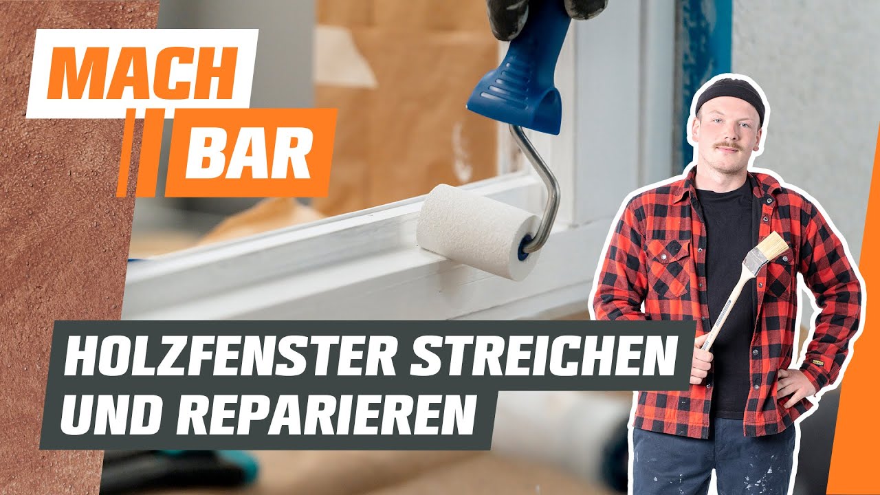 Holzfenster streichen und reparieren | OBI