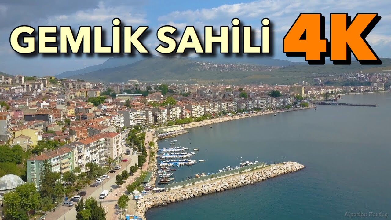 Havadan Gemlik Sahil Turu (4K)
