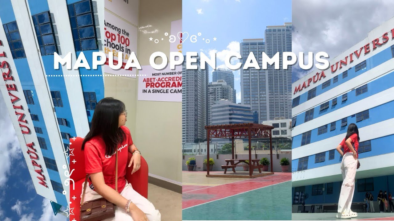 we went to mapua : open campus tour ᵔᴗᵔ life update 2024, road to college life