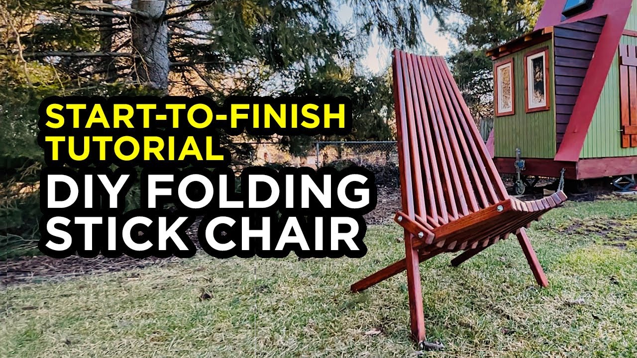 DIY Folding Chair with Just 3 Lumberyard 2x4s