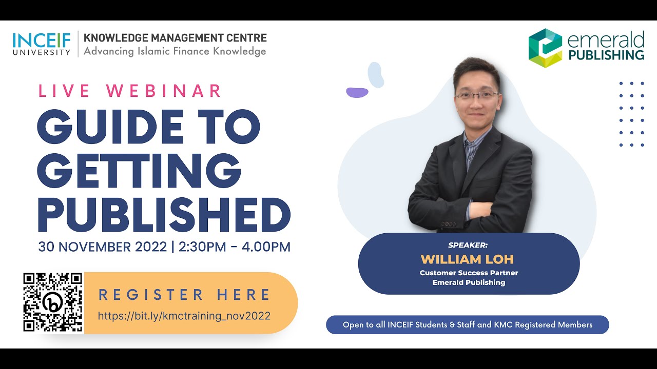 KMC Training:  Guide to Getting Published by Emerald Publishing