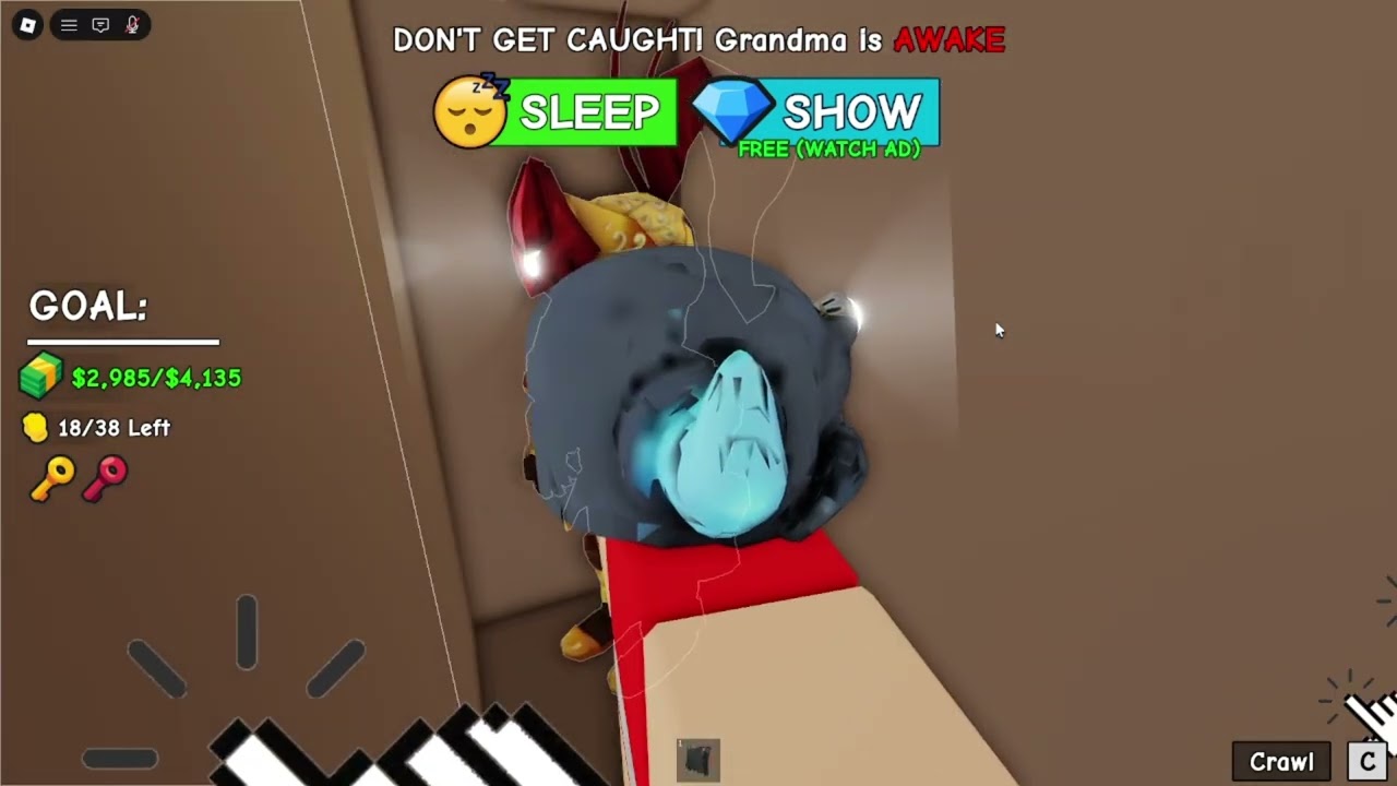 Era sa ne prinda BUNICUTA  ROBLOX