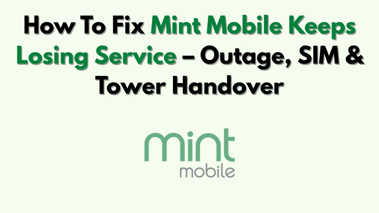 Как исправить постоянную потерю связи Mint Mobile: отключение SIM-карты и переключение на другую ...
