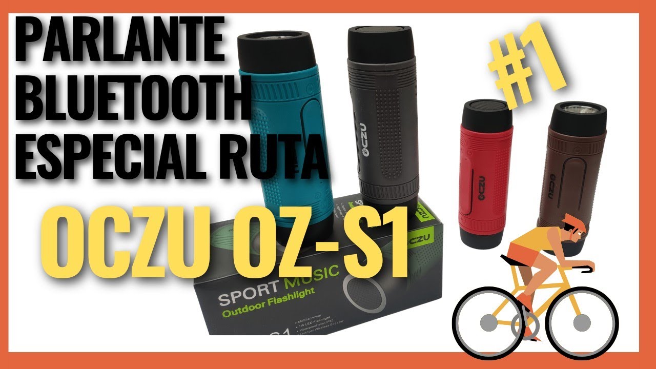 Review Parlante Bluetooth Deportivo OCZU OZ-S1 Realizando Pruebas🔋 Power bank🔦 Linterna FM tf Card