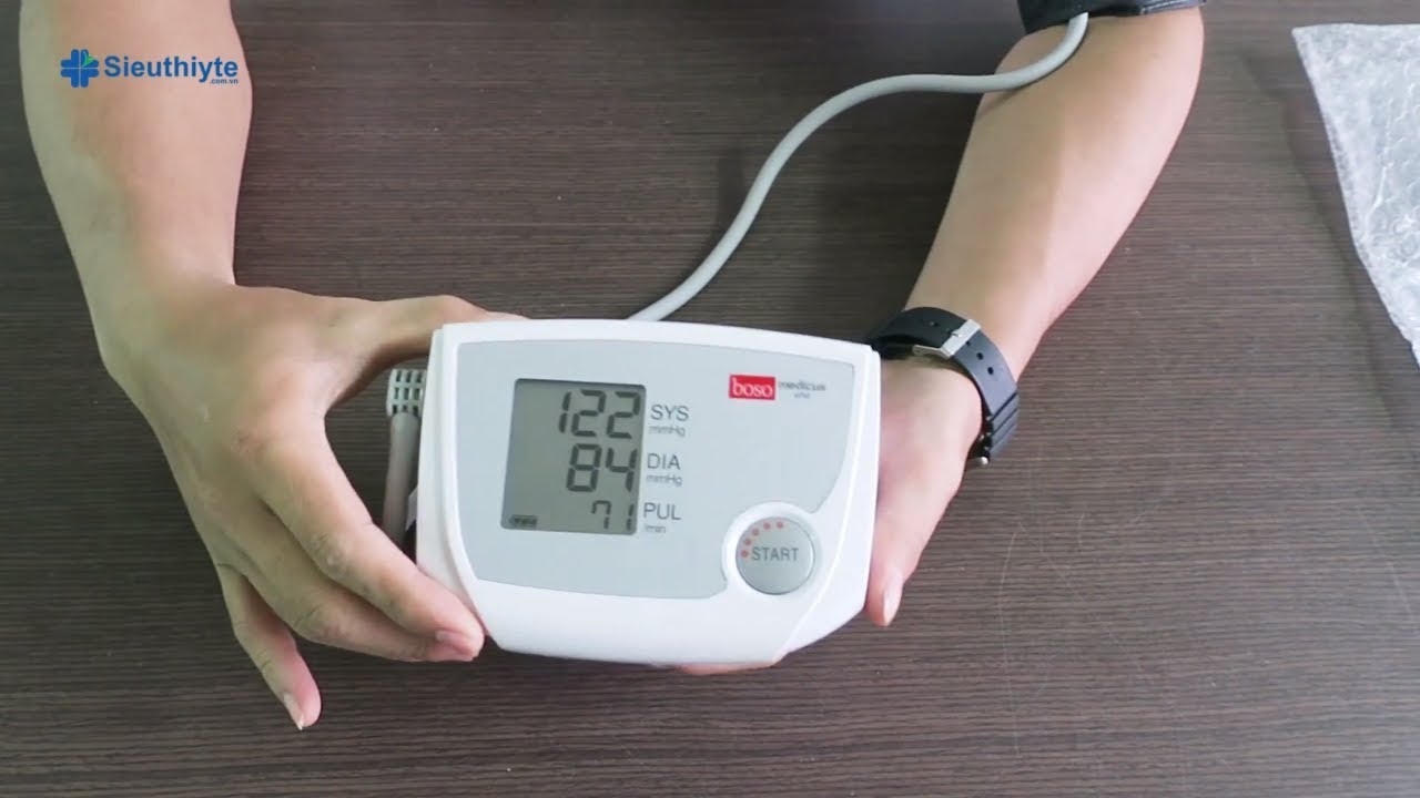 Hướng dẫn sử dụng máy đo huyết áp điện tử bắp tay Boso Medicus Uno