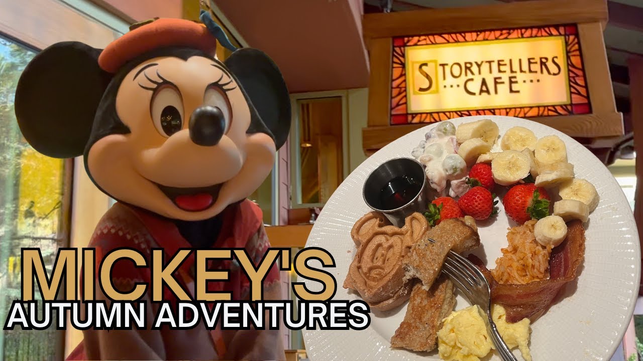 Mickey's Autumn Adventures Breakfast at Storytellers Cafe | Fall Grand Californian Hotel Dining