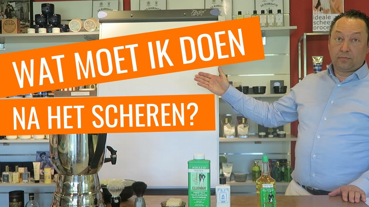 WAT MOET IK DOEN NA HET SCHEREN? - Manandshaving.nl